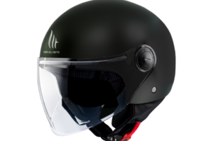 CASCO MT STREET SOLID NEGRO BRILLO